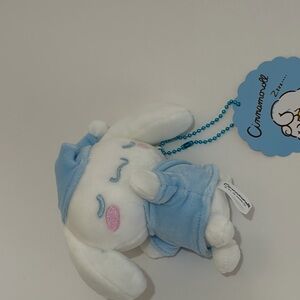 Sanrio Cinnamoroll Sleeping Plush Keychain/Charm
